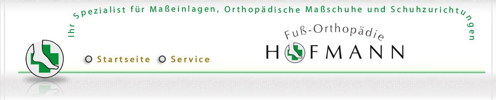 Fuss-Orthopädie Hofmann Titel